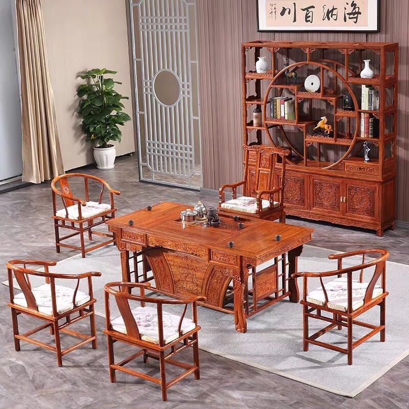 天津新中式红木茶桌厂家